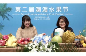 第二届澜湄水果节“果香澜湄”产销对接直播活动