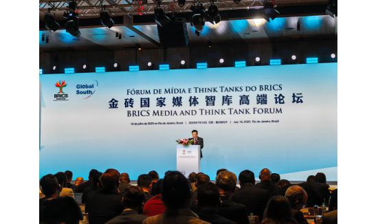 金砖国家媒体智库高端论坛在巴西里约热内卢举行